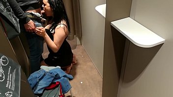 Spontaneous sex in the closet of a clothing store