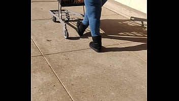 Old lady big ass walking