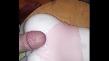 First cumshot with toy