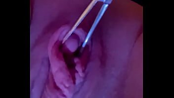 Clit clamp pulling painfully