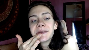 Cum in her mouth after scene