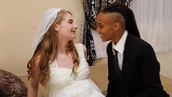 HD wedding night lesbian interracial
