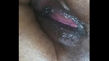 Sexy ebony close-up asshole and wet pussy