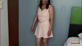 Skinny bitch in dress takes all the dick - Part 1