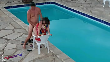 POOL SEX WITH THE GIRLFRIEND - CASA DA MOUNTAIN - (FULL VIDEO ON RED - LINK IN COMMENTS)