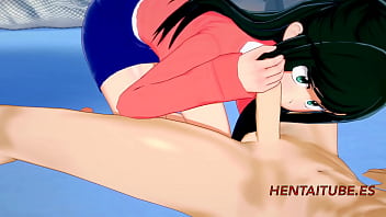 Boku No Hero Hentai 3D - Inko si masturba e fa un pompino a Midoriya Izuku (Deku) con più sborra