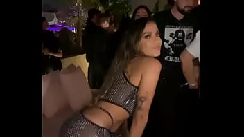 Anitta dancing at the release party for her new song "Girl from Rio".