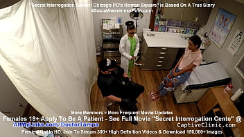 「秘密の尋問センター：ホーマンスクエア」シカゴ警察は、ジャッキー・ベインを秘密の拘置所に連れて行き、タンパ警官と看護師のリリス・ローズに質問される@ BondageClinic.com