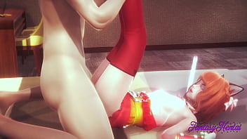 Kartenfänger Sakura - Sakura in Fucked und Cums in ihrer Muschi - japanischer Anime-Video-Porno