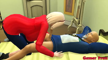 Аниме ecchi Cap 3 Мастер Роши встречает свою новую подругу Сакуру и отправляется в ее комнату, чтобы починить ее компьютер, и в конечном итоге исправляет ее задницу, давя ему жестко