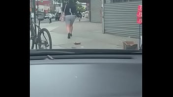 A rich ass on the street