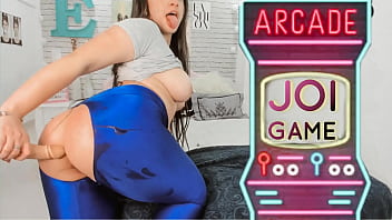 Sexy latina babe gamer girl controling your cock as her video game joistick JOI jerk off instructions ass worship, this girl really has a perfect ass!!!!