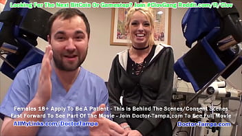 $CLOV Diventa il dottor Tampa mentre esamina la bionda Bella Ink per il nuovo studente fisico su Doctor-Tampa.com