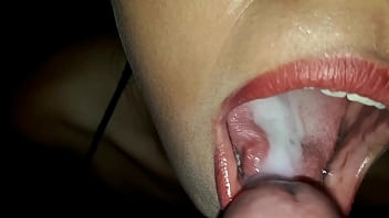 Spectacular blowjobs from my stepsister, she is a good cock sucker