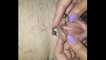 Wife massages my subincised dick