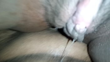 My little bitch enjoying it with the cock in the ass