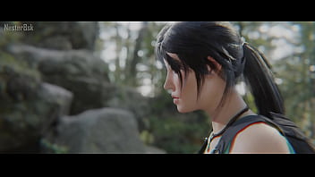 Lara en el bosque (Tomb Raider)