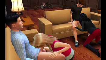 Sims 4: Milfs Swap Sons for a Blowjob Competition