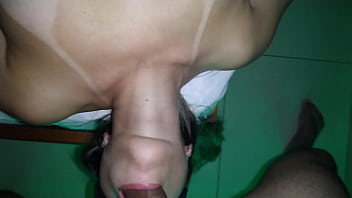 Upside down deep throat training