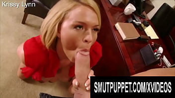Smut Puppet - Compilation de stars du porno blondes suçant de grosses queues