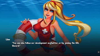 Meninas ao mar [Hentai Cute game] Ep.1 meninas sensuais de sereia e salva-vidas na praia