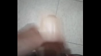 Extracting milk with my toy vagina