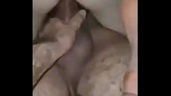 Cuckold Putting The Bull's Dick In His Wife's Pussy