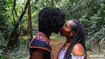 PUBLIC Walk in Park, Private African Lesbian Toy Play