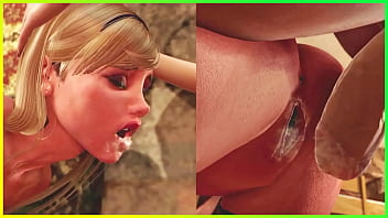 Travesti 3D passo Tia e seu filho passo fodido irmã em todos os buracos e porra na buceta e na boca - Hot Futanari Animated Sex