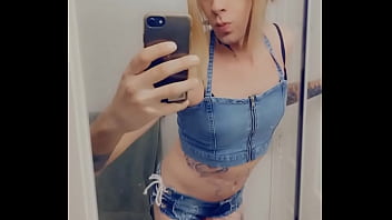 Country Trans Teases Her Body