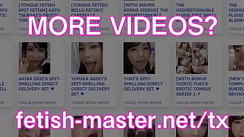 Japanese Asian Tongue Spit Face Nose Licking Sucking Kissing Handjob Fetish - More at fetish-master.net