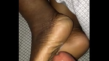 Nutted on my wife soles….