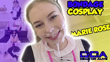 Missionnaire Blonde Cosplay Teen Spy avec Shibari Bondage Rope Mimi Cica Trailer # 3