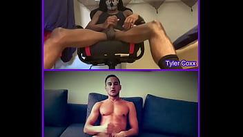 Webcam sicura di sborra - Ep. 6 / Tyler Coxx e Lanmi Miami beccati a masturbarsi insieme