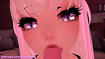 Horny Vtuber Masturbates Loudly with her Dildo in VRchat [VRchat erp]