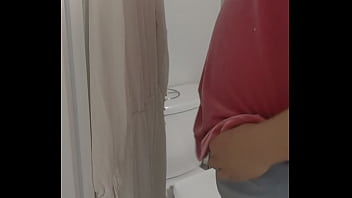Velour Dress Asked for Cum in Bathroom!