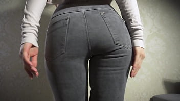 Sexy Milf Showing Off Her Phat Ass In High Jeans