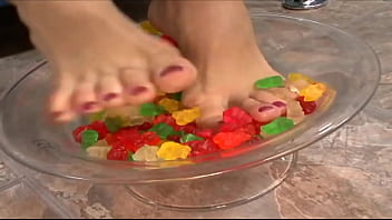 gummy bears and feet fetish