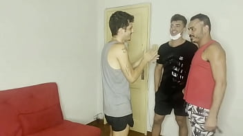 Two porn actors, porn boys are hired to fuck while the client performs the fetish of recording. Kadu Ventri and Guto Abravanel