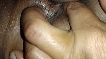 Fingering my wife's ass