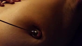 nippleringlover milf inserting 16mm bead in extreme stretched pierced nipple
