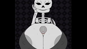 "Funni Skeleton Woman" with big Booba - BB