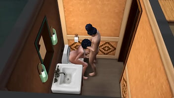 Mowgli fucked a fat-assed mulatto in the club toilet