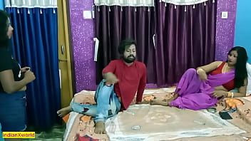Индийская бенгальская тетушка занимается сексом дома! Лучший индийский секс с грязным звуком