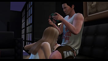 Chupando o pau do meu namorado gamer enquanto joga - Steven Sex Scene Only