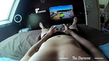 POV - I wanted to game but my stepmother wanted to fuck and she squirted on me - TheDarsons