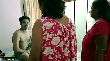 デジ・バビと彼女の義理の妹がデヴァールの自慰行為を発見！インドのセックス