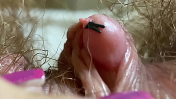 Extreme Close Up Big Clit Vagina Asshole Mouth Giantess Fetish Video Hairy Body !