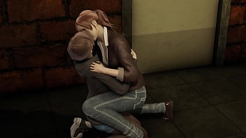 Moira Burton e Claire Redfield fanno sesso romantico lesbico