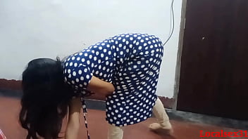 Bengalisches reifes Collagenmädchen, Sex im Hausbesitzer (offizielles Video von Localsex31)